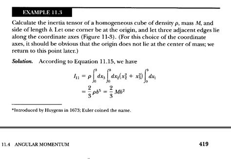 Inertia Tensor Matrix Example 的图像结果