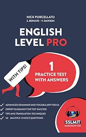 English Level Pro: Test 2 eBook : Porcellato, Nick, Bonato, S., Dawson ...