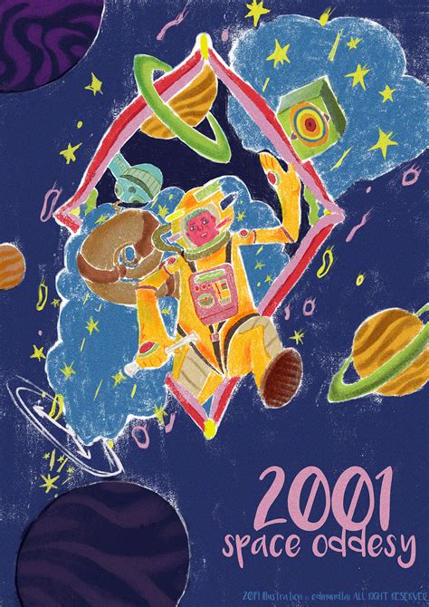 2001太空漫游概念插画|插画|商业插画|酱萝卜先生 - 原创作品 - 站酷 (ZCOOL)