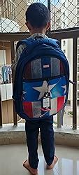 Buy Prioirty Disney Marvel Falcon Blue 40 litres Polyester College Bag ...