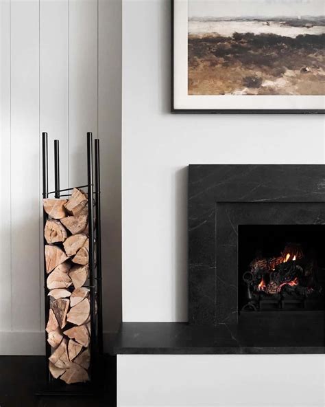 Hardwood Floor To Ceiling Tiled Fireplaces From