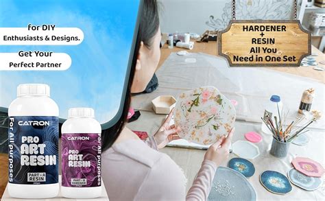 Catron Crystal Clear Epoxy Resin Art Kit 2 : 1 - Ratio Resin and ...