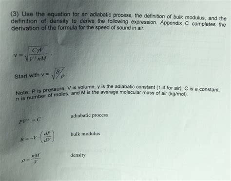 Bulk Modulus of Adiabatic Process 的图像结果