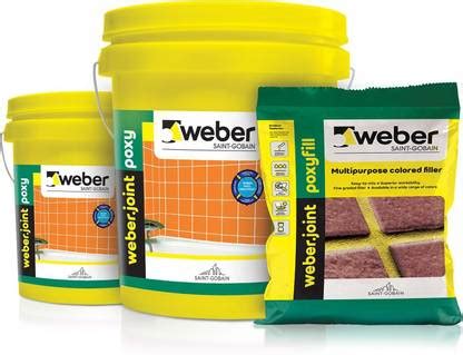 Weber Saint Gobain epoxy tile and joint filler 5kg (chocolate color ...