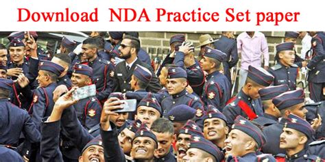 Download NDA Practice Set paper shared by DDCP Dehradun | Education Masters