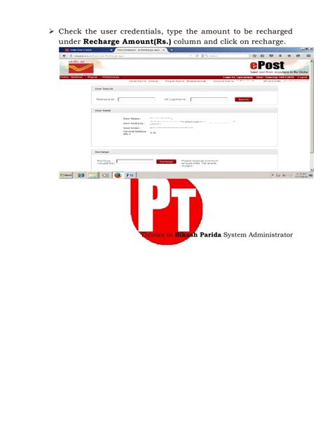 Steps to Recharge ePost Prepaid User in India Post