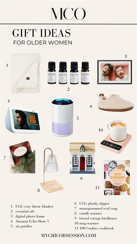 55 Gift Ideas for Older Women They'll Actually Want - MY CHIC OBSESSION