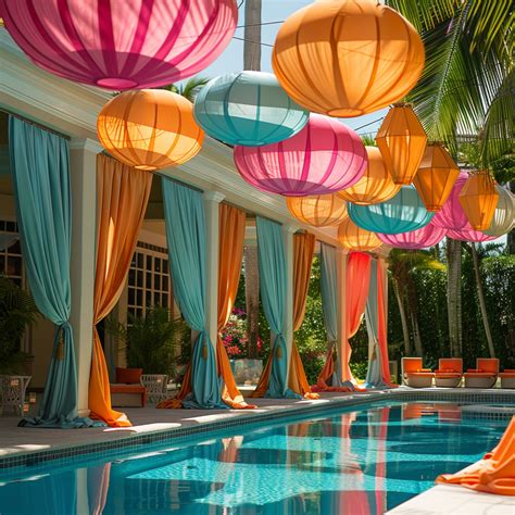Matisse-Inspired Summer Pool Party with Bold Fauvist Decor | Pool party ...