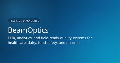 BeamOptics Scientific Pvt. Ltd. | Precision Diagnostics and Analytical ...