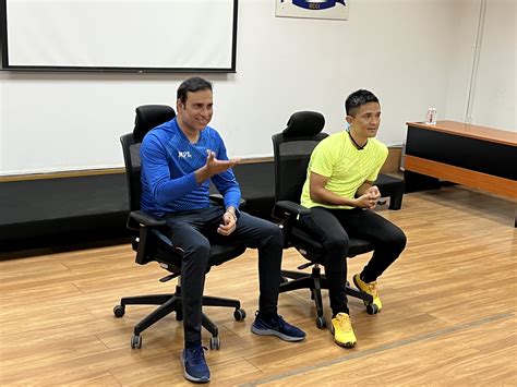 Watch Video: On BCCI's invite, India football captain Sunil Chhetri ...