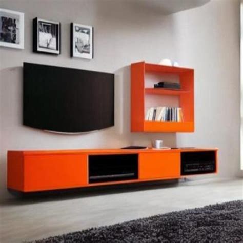 10 Orange Modern TV Unit Design Ideas in 2026