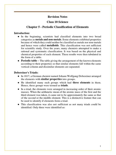 Image result for Chapter 5 Science Class 10 Notes