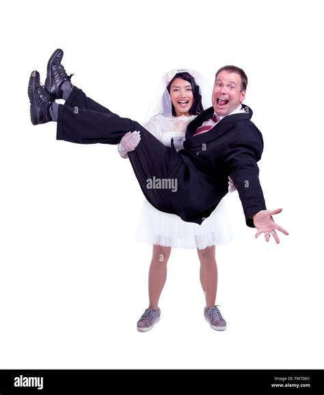 Boy Carrying Girl Bridal Style