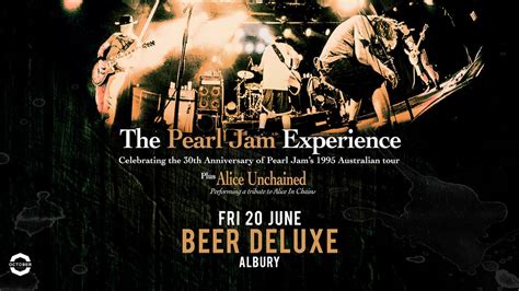 The Pearl Jam Experience | Beer Deluxe, Albury, Beer Deluxe Albury, 20 ...