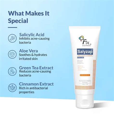 Buy Fixderma 2% Salicylic Acid Face Wash - 60ml Online at Best Price in ...