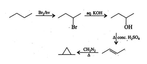 Select the given code of reagents for following conversion and write ...