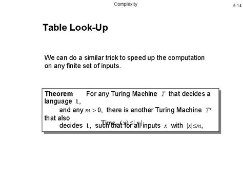 Image result for Examples of Table Complexity