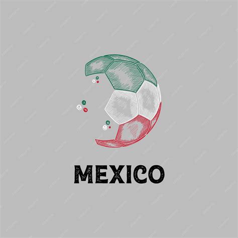 Premium Vector | Hand drawn abstract mexico football logo designs ...