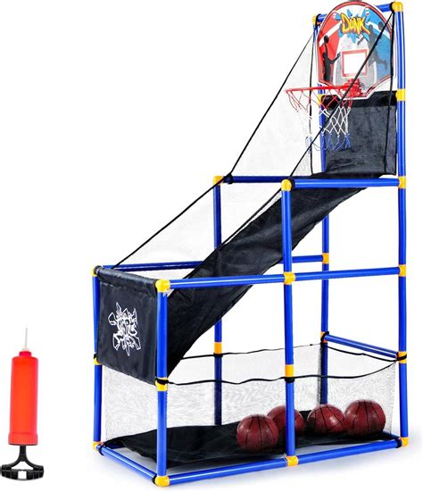 JOYIN Arcade Basketball Game Set with 4 Balls and Hoop for Kids 3 to 12 ...