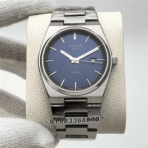 Tissot 1853 T-Classic PRX Blue Dial Stainless Steel Strap High Quality ...