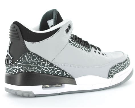 Jordan Air III Wolf Grey GS GRIS/NOIR