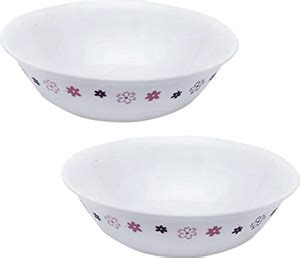 CORELLE Glass Vegetable Bowl Veg Bowl-Floral Fantasy-2pcs Price in ...