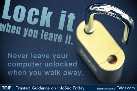 Image result for Lock Computer When Leaving