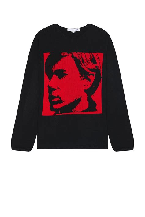 COMME des GARCONS SHIRT x Andy Warhol Jumper in Rad in Red | FWRD