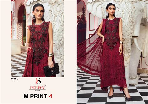 DEEPSY SUITS - Maria B M Print 25-4