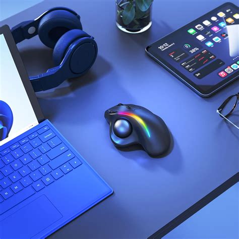 PEIOUS Trackball Mouse Wireless - Ergonomic India | Ubuy