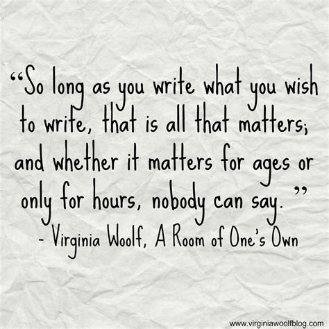 Virginia Woolf Writing Quote