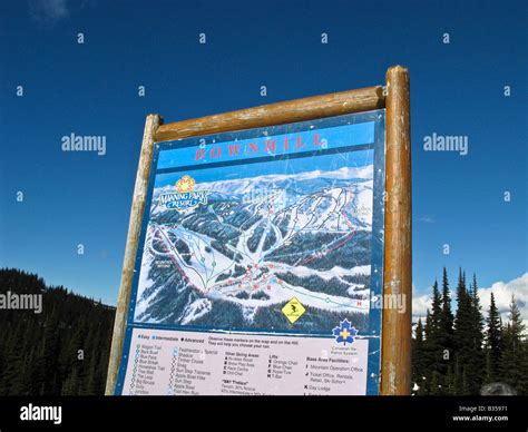 Ski map canada hi-res stock photography and images - Alamy