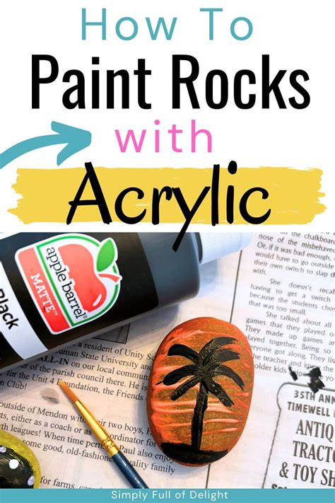 Acrylic Rock Painting of Faces Tutorial 的图像结果