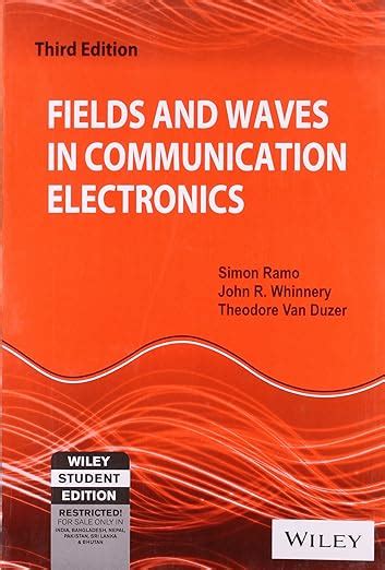 Buy Fields and Waves in Communication Electronics, 3ed Book Online at ...