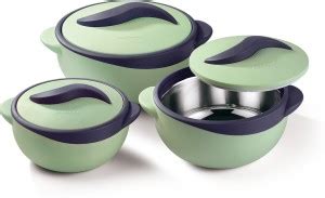 PINNACLE Parisa Inner Stainless Steel Casseroles | 500, 1000ml, 1500ml ...