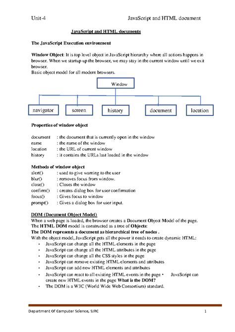 WP-Unit4: Comprehensive Overview of JavaScript Execution Environment ...