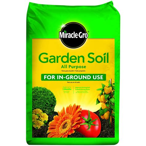 Miracle Gro All-Purpose Garden Soil, 1 Cubic Foot Bag, Premium Quality ...