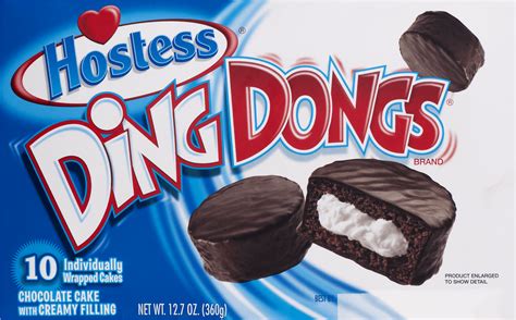 Hostess Ding Dongs, Chocolate Cake With Creamy Filling, 10 Oz - Walmart.com