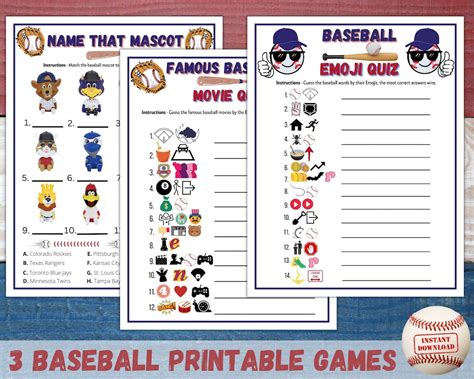 Baseball Party Games 的图像结果