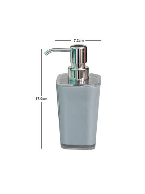 Goodhomes Acrylic Grey Soap Dispenser 320ml – GOOD HOMES