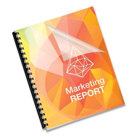 Fellowes Crystals Presentation Covers for Binding Systems 19 Hole ...