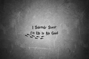 I Solemnly Swear Footsteps Grey Background Paper Print - Movies posters ...