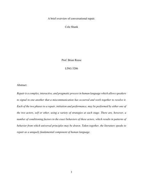 Image result for Discourse Repair