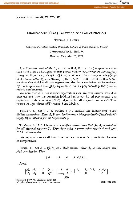triangularization of matrices pdf 的图像结果