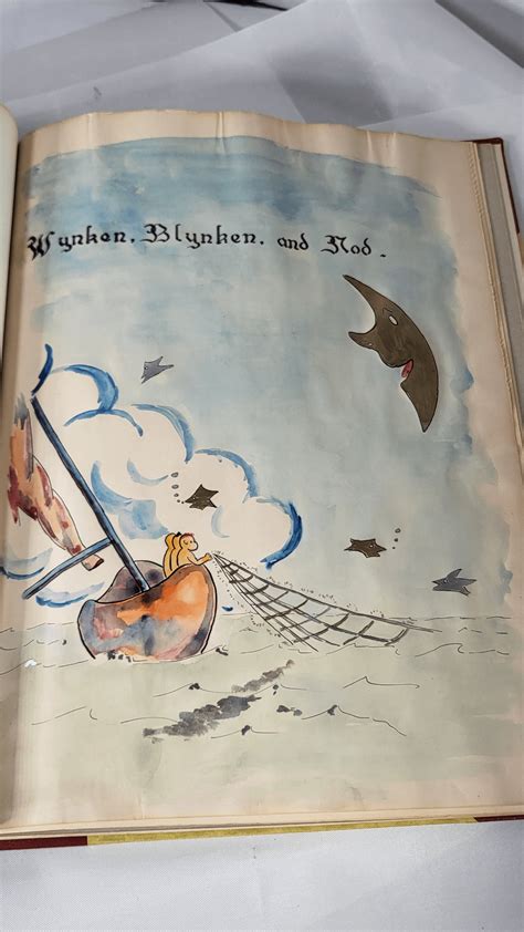 I found an amazing handmade copy if Wynken Blynken & Nod with ...