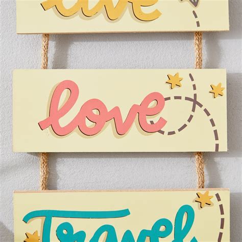 Buy Garnet Wooden Tiered Hanging Wall Accent from Home Centre at just ...