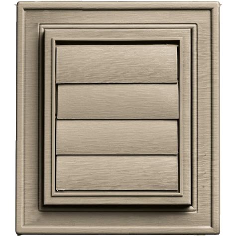 Builders Edge 4-in Plastic Louvered Dryer Vent Cap in the Dryer Vent ...