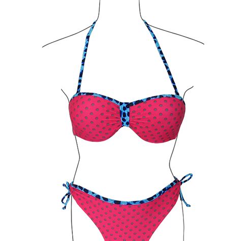 Kupaći kostim dvodelni rozi 8882 | Volim svoj dom