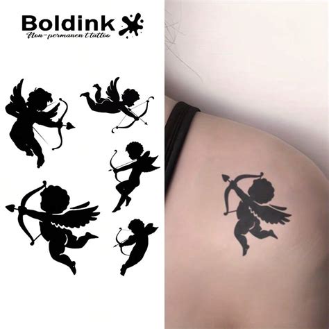 Boldink Tatuagem Temporária Não Permanente de Tinta Negra - Pequeno ...