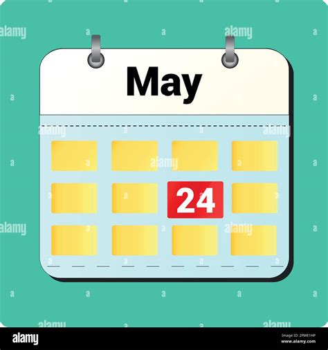 May Calendar Clipart